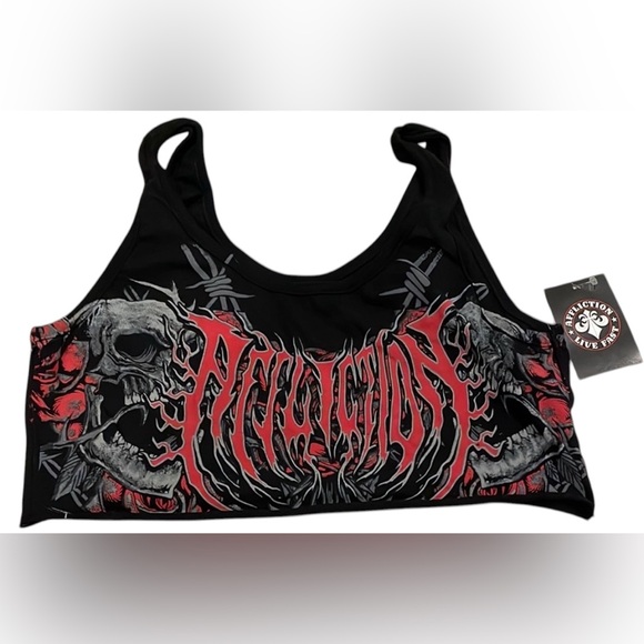 Rare Affliction Tube Top Size Xsmall NWT - Picture 1 of 3